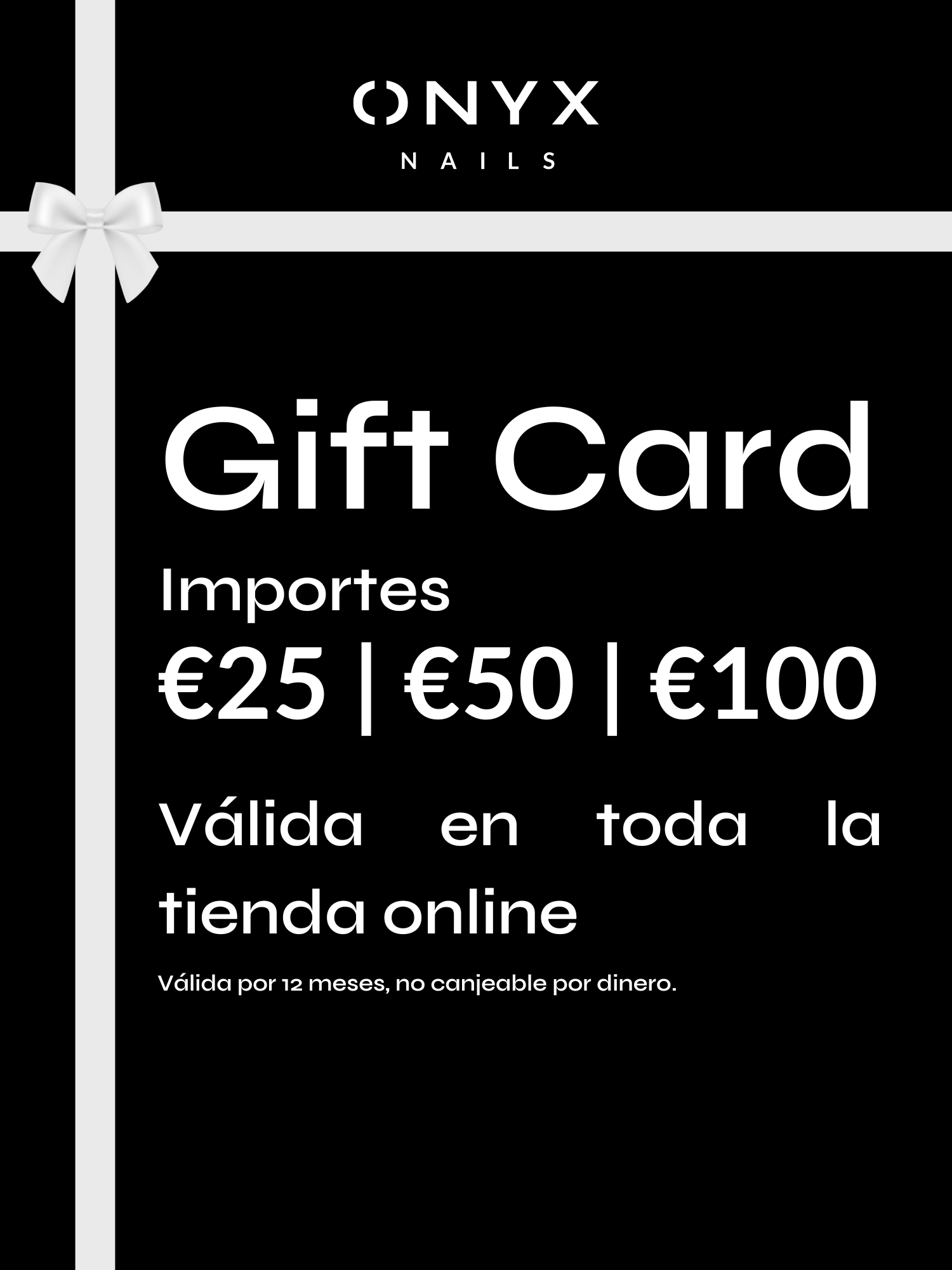 Tarjeta de regalo Onyx Nails