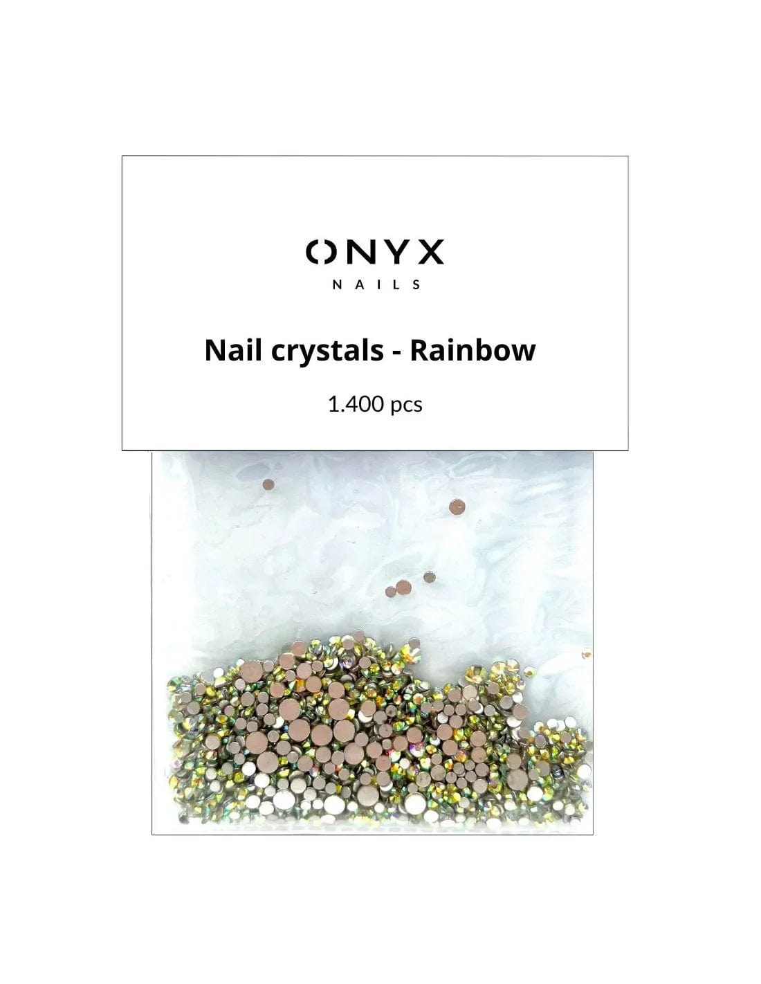Onyx Nails Decoraciones de uñas - Nail Crystals Rainbow