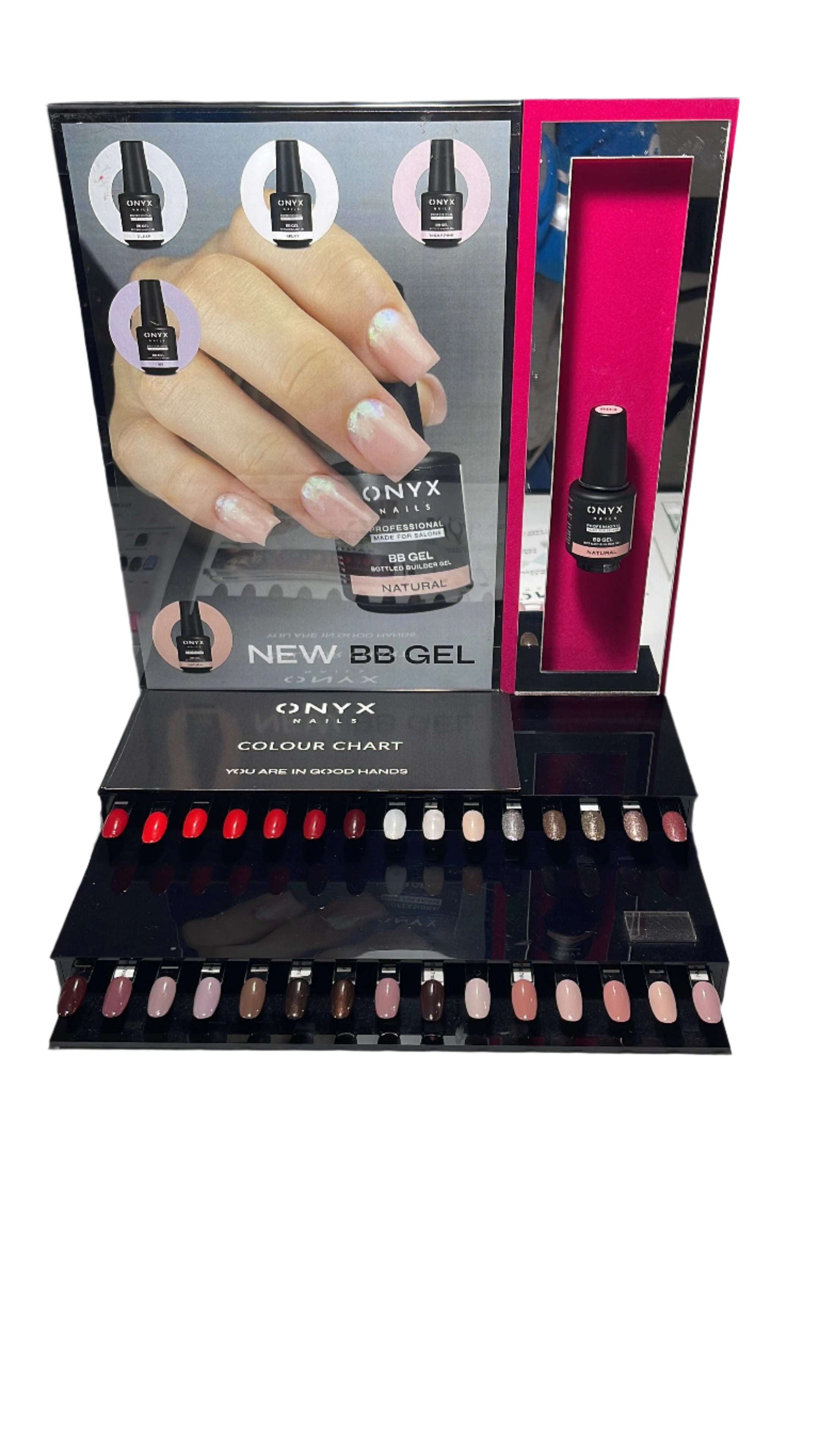 Onyx Nails Expositor muestrario cascada