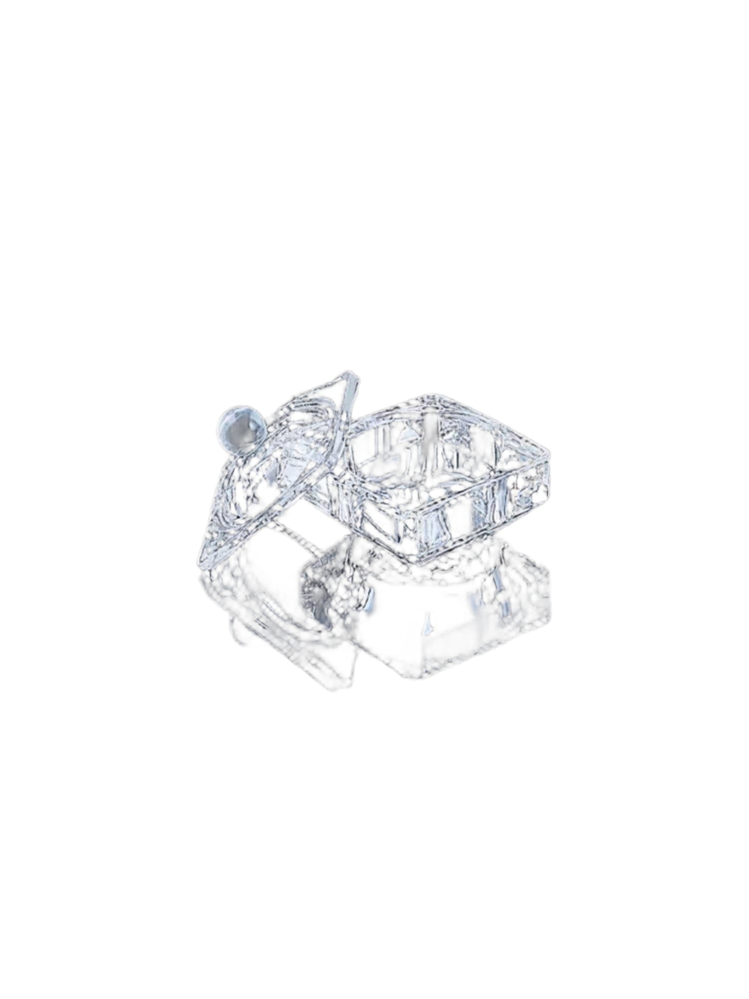 Onyx Nails Tarro de cristal para líquido acrílico