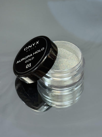 Polvo Aurora Holo - 01 Gold