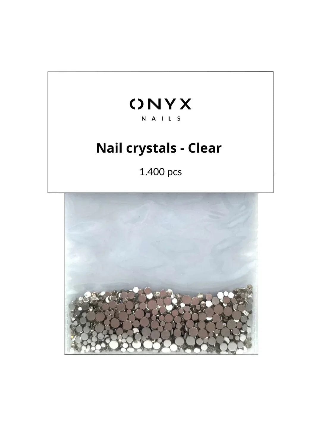 Onyx Nails Decoraciones de uñas - Nail Crystals Clear