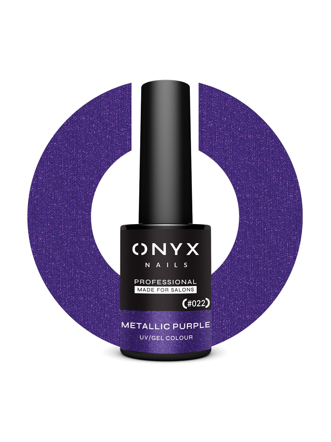 Onyx Nails Esmalte Semipermanente 022 Metallic Purple 7 ml