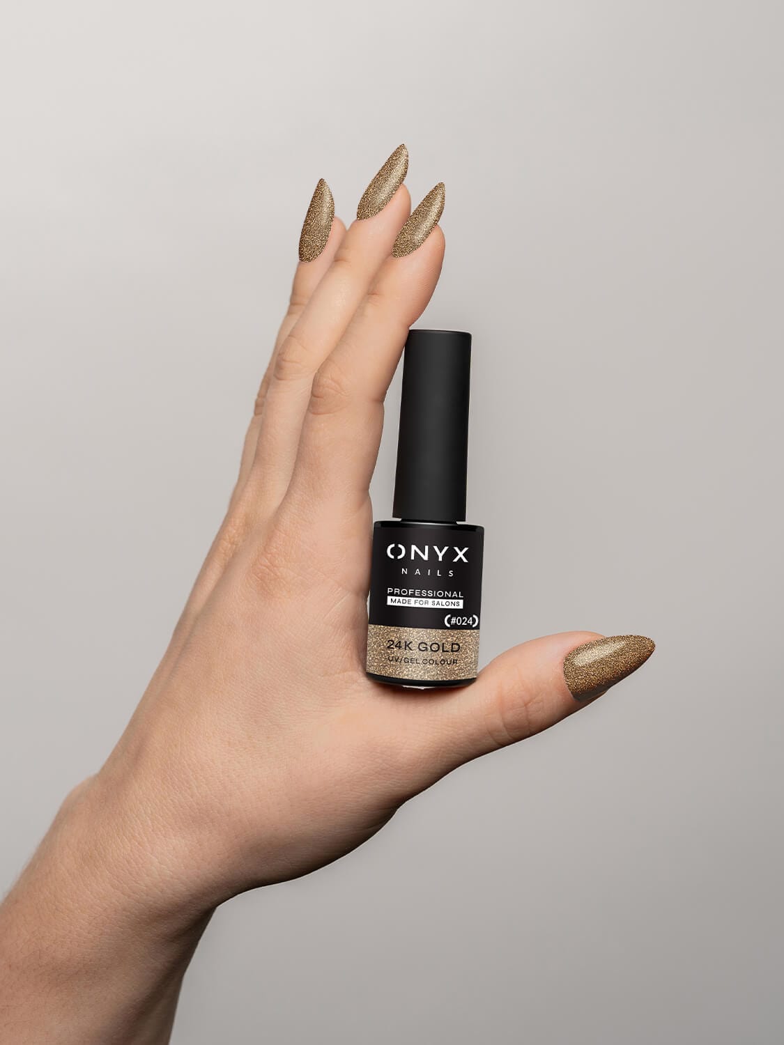 Onyx Nails Esmalte Semipermanente 024 24K Gold 7 ml