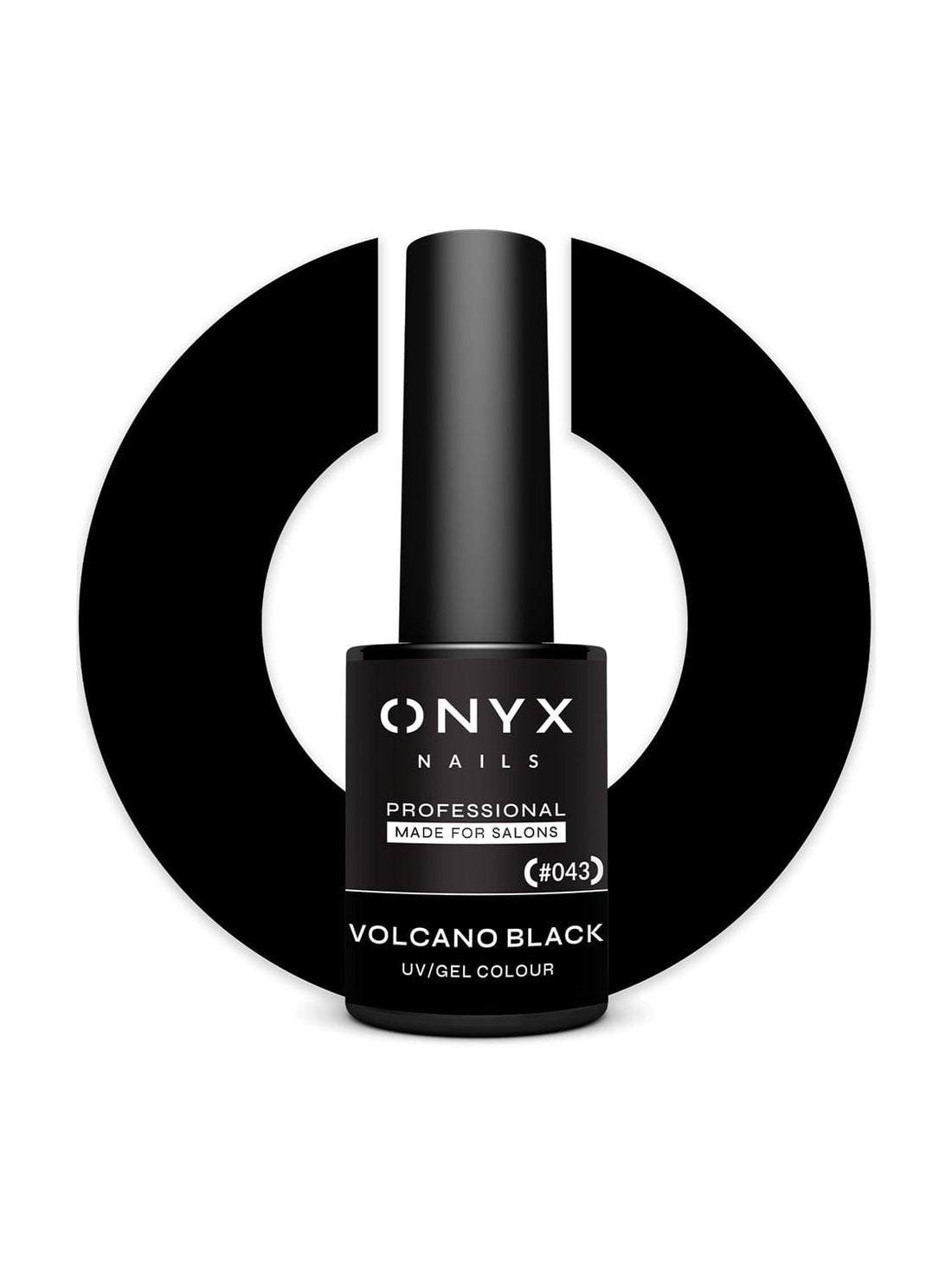 Onyx Nails Esmalte Semipermanente 043 Volcano Black 7 ml