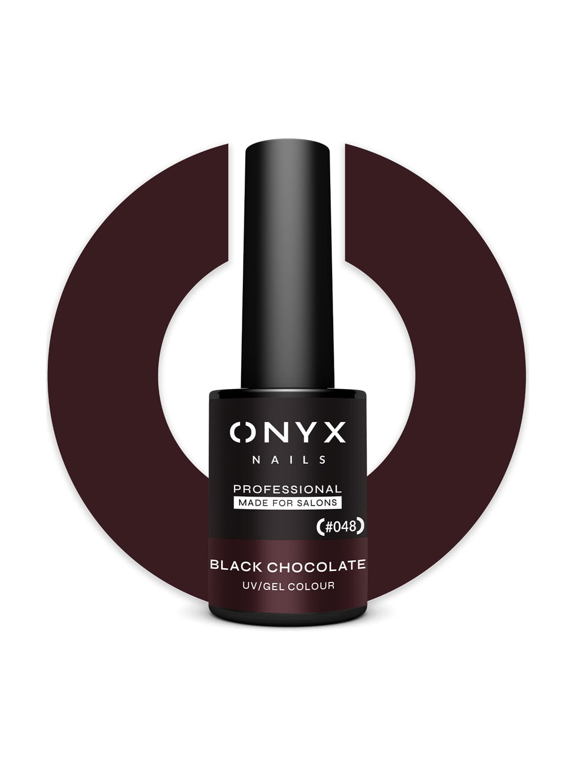 Onyx Nails Esmalte Semipermanente 048 Black Chocolate 7 ml