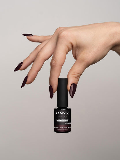 Onyx Nails Esmalte Semipermanente 048 Black Chocolate 7 ml