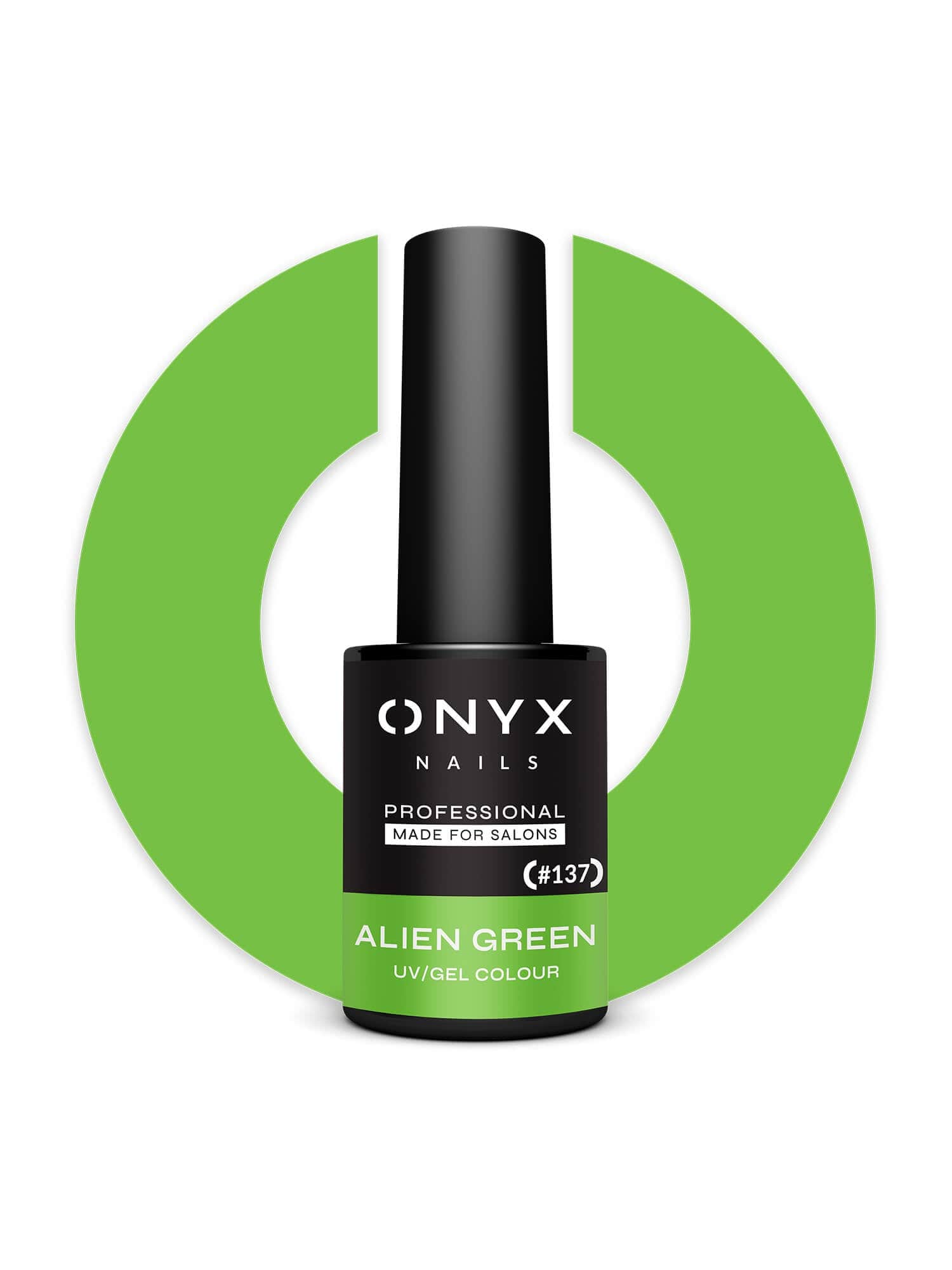 Onyx Nails Esmalte Semipermanente 137 Alien Green 7 ml