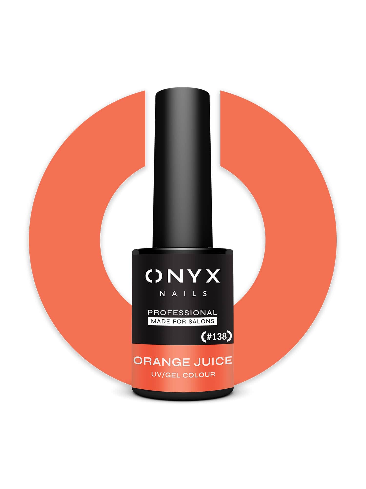 Onyx Nails Esmalte Semipermanente 138 Orange Juice 7 ml