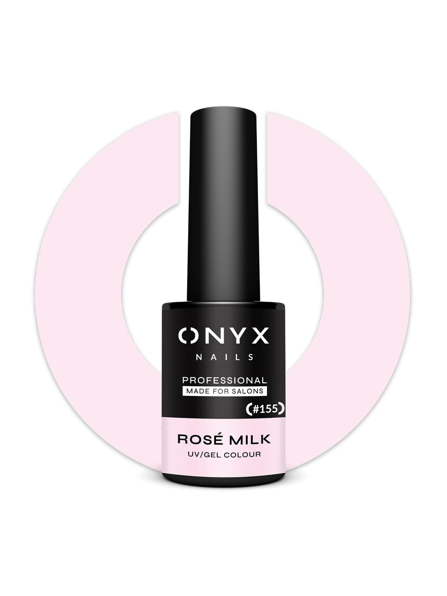 Onyx Nails Esmalte Semipermanente 155 Rose Milk 7 ml