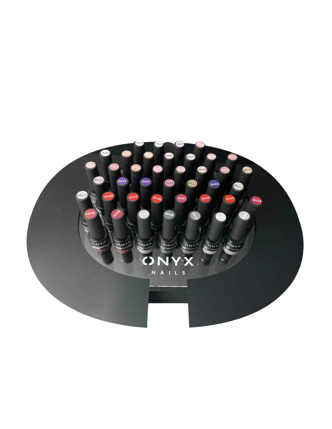 Onyx Nails Expositor Oval Negro para 41 esmaltes semipermanentes