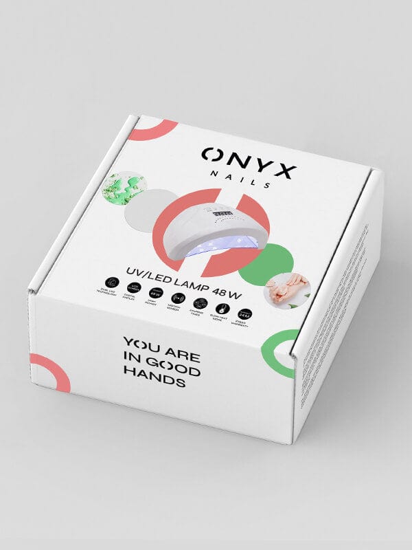 Onyx Nails Lámpara UV/LED 24/48 W - LCD Blanca