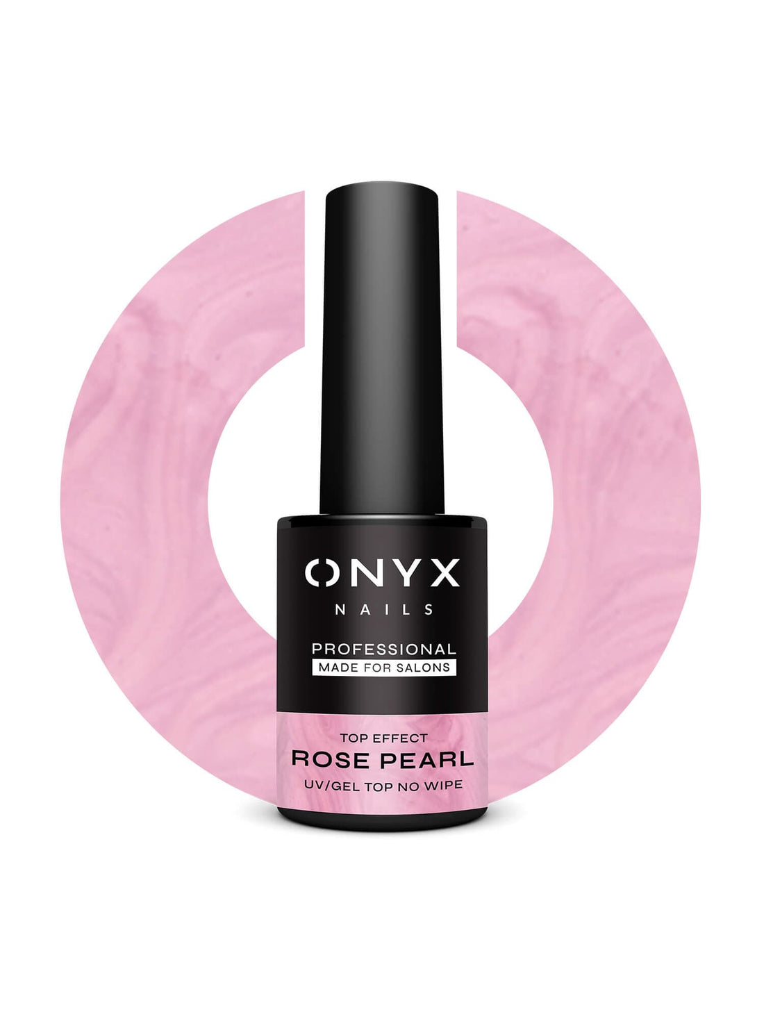 Onyx Nails Top Coat No Wipe Effect – T02 Rose Pearl 7 ml